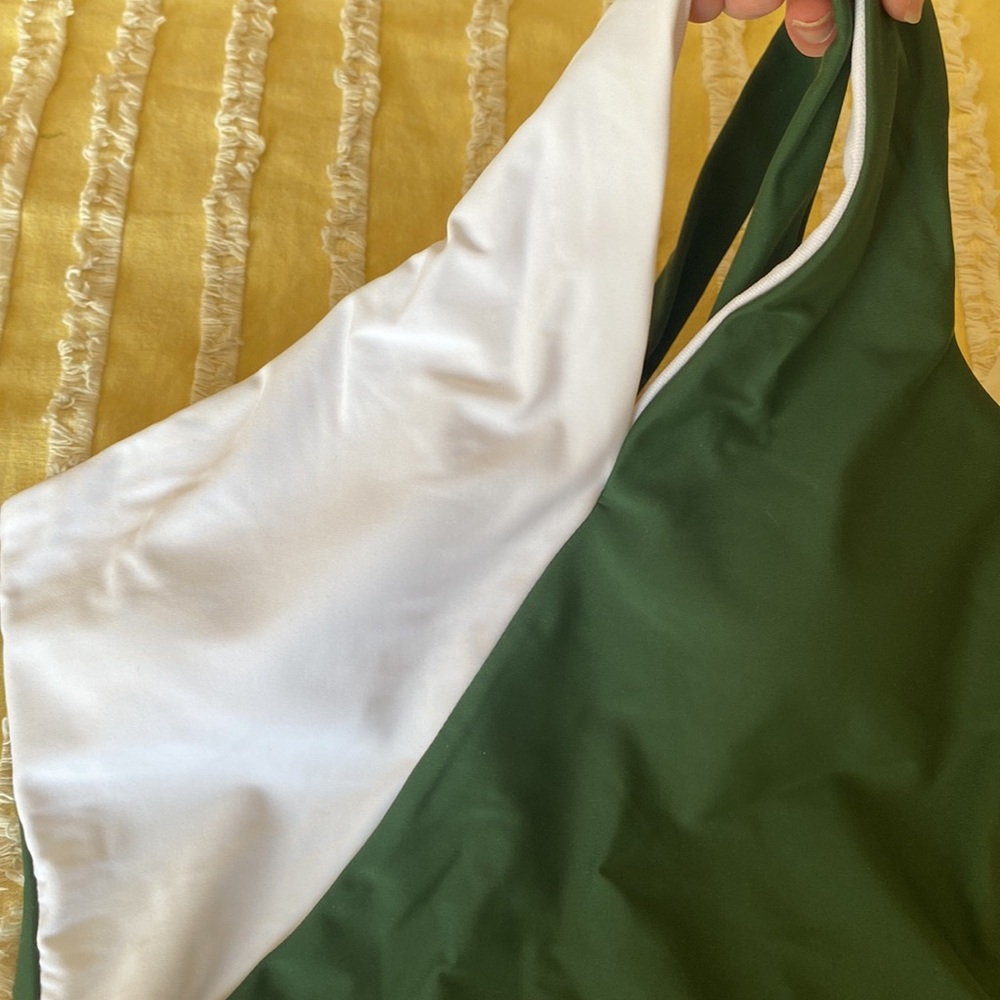 ☀️Colorblock One-Shoulder Bathing Suit ☀️NWT - Picture 2 of 8